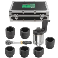 Мультипликатор (5500N/m,коэф-т усиления 1:23.4,входной квадрат 12.7мм,выходной квадрат 35мм,головки:55,60,65,70,75,80мм),в кейсе