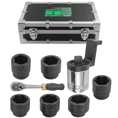 Мультипликатор (5500N/m,коэф-т усиления 1:23.4,входной квадрат 12.7мм,выходной квадрат 35мм,головки:55,60,65,70,75,80мм),в кейсе