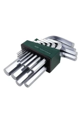 Набор ключей Г-образных 6-гранных 13пр. (2, 2.5, 3-8, 10, 12, 14, 17, 19мм)в пластиковом держателе