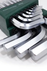 Набор ключей Г-образных 6-гранных 13пр. (2, 2.5, 3-8, 10, 12, 14, 17, 19мм)в пластиковом держателе