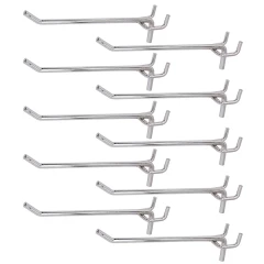 Крючки для стеллажа 5,5мм 15см (10 штук)