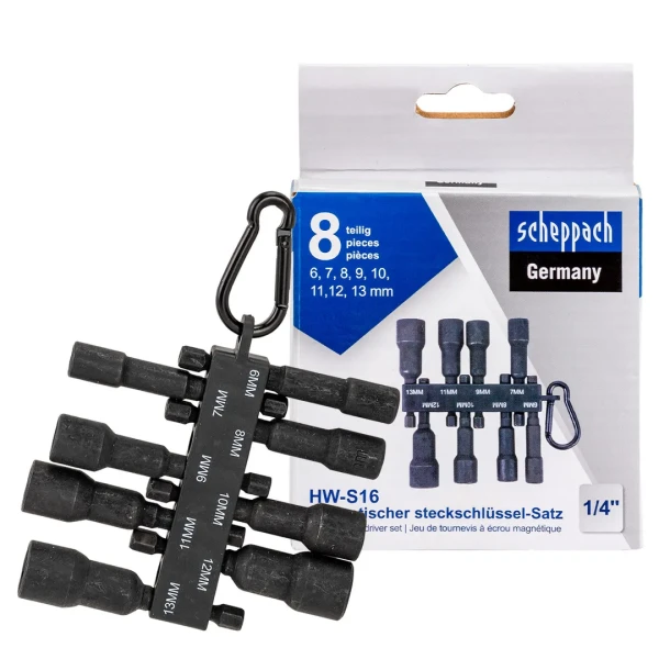 Головки-биты, набор 8пр., 1/4''