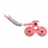 Тренажер для мышц пресса и спины ( розовый)
