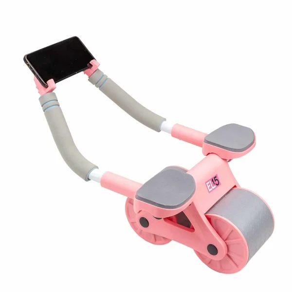 Тренажер для мышц пресса и спины ( розовый)