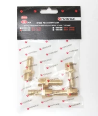 Штуцер пневматический наруж. резьба 1/4''- ''елочка''12мм, к-т 5шт.