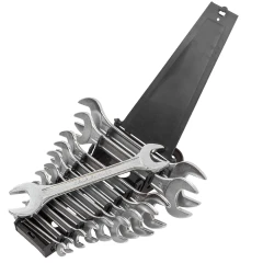 Набор ключей рожковых 12пр. (6х7-30х32мм) в пласт. держателе