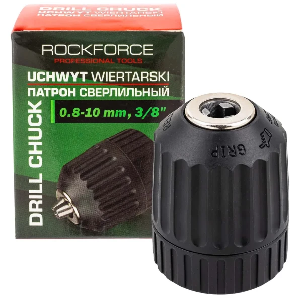 Патрон цанговый для дрели (0,8-10мм, 3/8'')