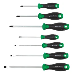 Набор отверток магнитных ''Profi''S2, 7пр. (PH:1x80,2х100,3х150мм, SL:4x100, 5.5х125, 6.5х150, 8х175мм)в лотке