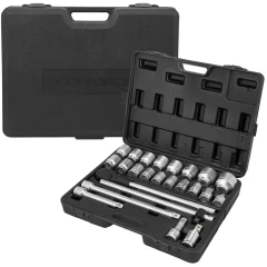 Набор инструментов 24пр. 3/4''6гр.(17,19,21,22,24,27,30,32,33,34,35,36,38,41,46,50), в кейсе