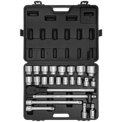 Набор инструментов 24пр. 3/4''6гр.(17,19,21,22,24,27,30,32,33,34,35,36,38,41,46,50), в кейсе