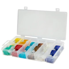 Предохранители плавкие флажковые автомобильные (от 20А до 100А), комплект 24пр.