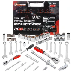 Набор инструментов 82пр. 1/2'',1/4''(6гр.)(4-32мм) Profi