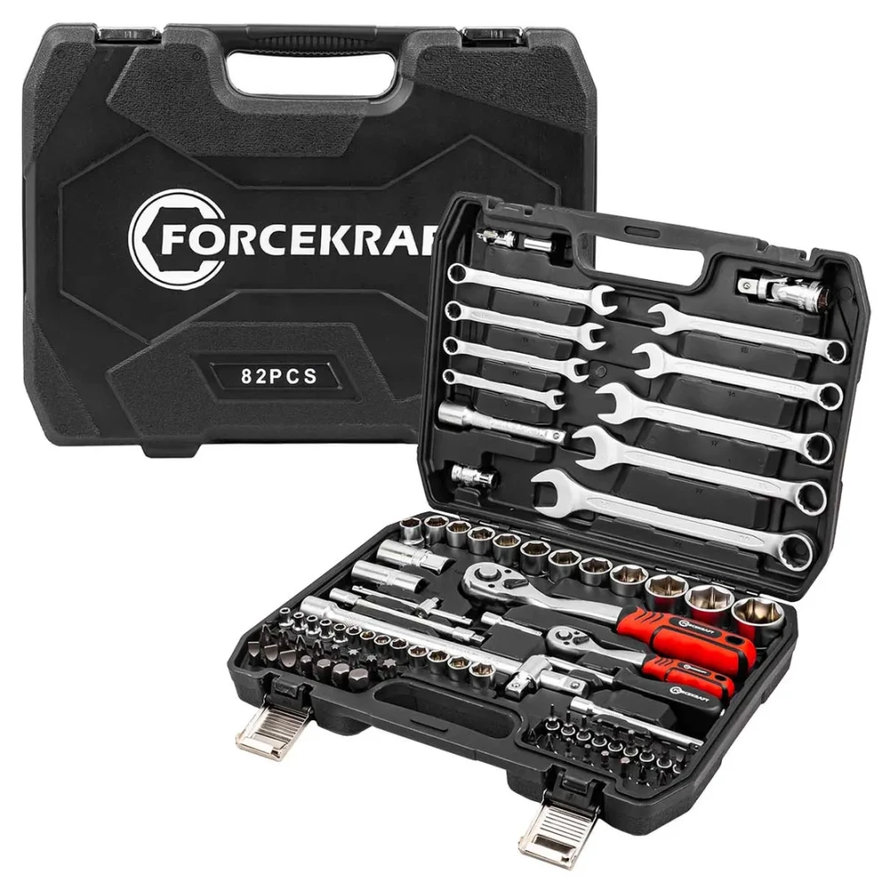 Набор инструментов 82пр. 1/2'',1/4''(6гр.)(4-32мм) Profi