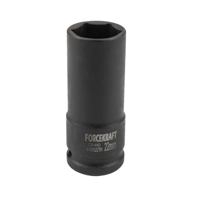 Головка ударная глубокая тонкостенная 22мм (6гр.), 1/2''