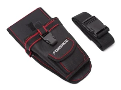 Сумка для инструментов поясная типа ''кобура''(два кармана + ячейки для бит)