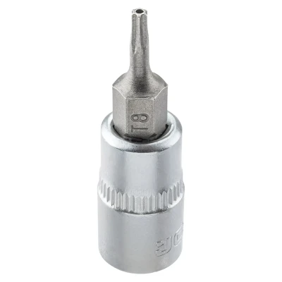 Головка-бита TORX T8H c отверстием, 1/4''