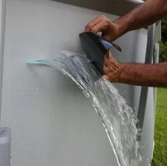 Лента водонепроницаемая ремонтная ПВХ 10смх1.52м (черная)