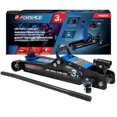 Домкрат подкатной гидравлический низкопрофильный с поворотной ручкой 3т