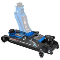 Домкрат подкатной гидравлический низкопрофильный с поворотной ручкой 3т