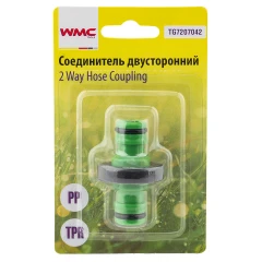 Фитинг-переходник для шлангов 16х16мм, в блистере