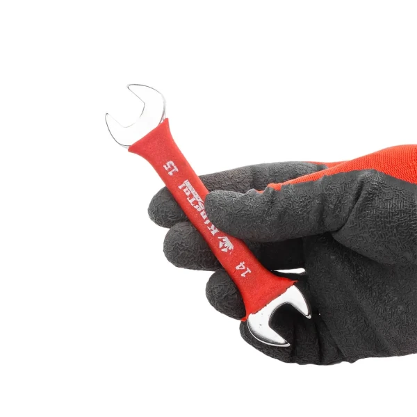 Набор ключей рожковых 12пр. (6х7-30х32мм) на полотне