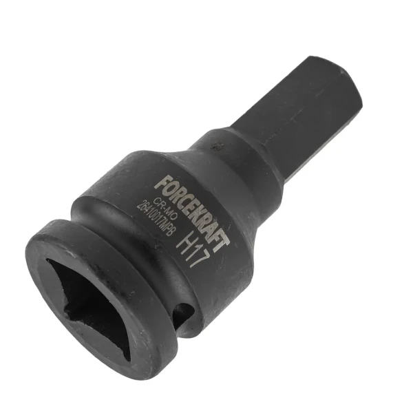 Головка-бита ударная 6-гранная 17мм,3/4''