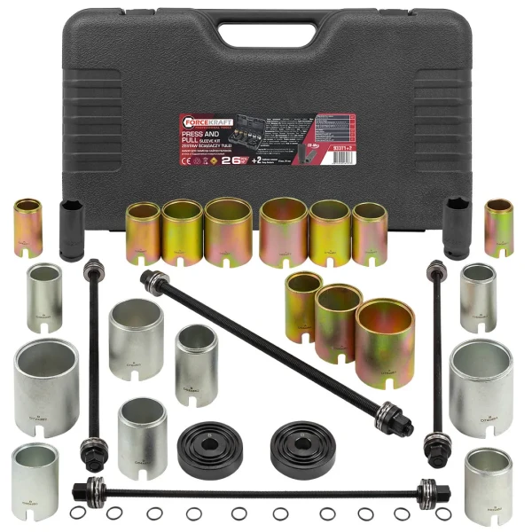 Набор инструментов для замены сайлентблоков, втулок и подшипников 26+2пр.