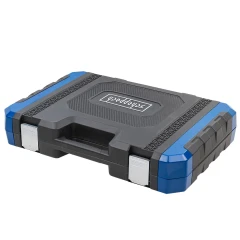 Набор инструментов 150+6пр.1/4''3/8''1/2''(6-гр.)(4-36мм, 3/8'':10-19мм 12гр., 1/2'':27,30,32,36-12гр.)+(биты 5/16'':М6,8,10,12,14, гибкий удлинитель 1/4'')