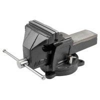 Тиски стальные поворотные с наковальней 4''-100мм