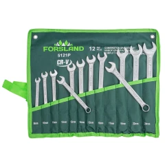 Ключи комбинированные, набор 12пр. (8, 10-17, 19, 22, 24мм)
