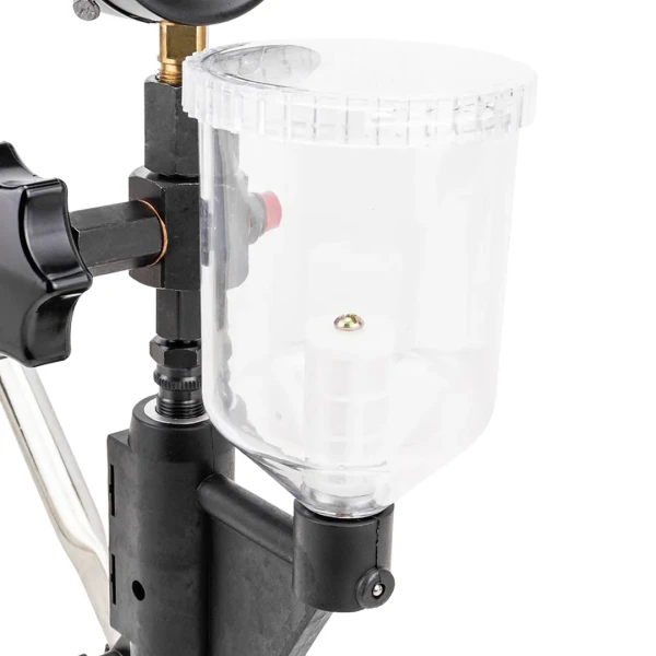 Стенд для проверки дизельных форсунок с манометром и резьбовыми адаптерами-переходниками (М14хМ12, М14хМ14)