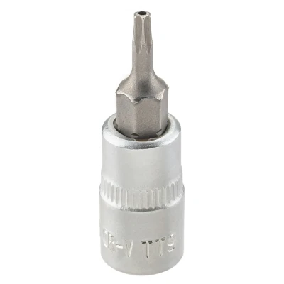 Головка-бита TORX T9H c отверстием, 1/4''