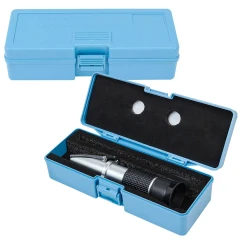 Рефрактометр 3в1(антифриз, электролит, омывающая жидкость), в пластиковом футляре