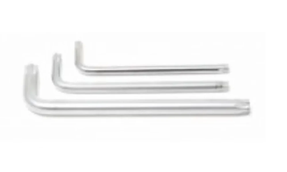 Ключ Г-образный TORX экстра длинный T50H с отверстием