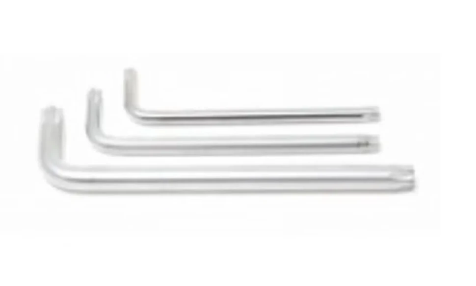 Ключ Г-образный TORX экстра длинный T50H с отверстием