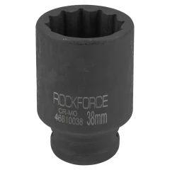 Головка ударная глубокая 38мм (12гр.), 3/4''