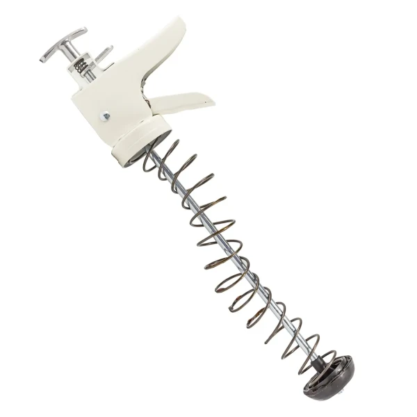 Шприц для нагнетания густой смазки ручной 600мл в комплекте с жестким(L-170мм) и гибким(L-330мм) наконечниками(привод:рычажный/пистолетного типа,1шток