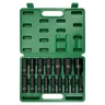 Набор головок ударных глубоких 16пр. 1/2'' 6гр.(10-19,21,22,24,27,30,32мм)в кейсе