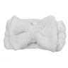 Повязка на голову-бант (белая)