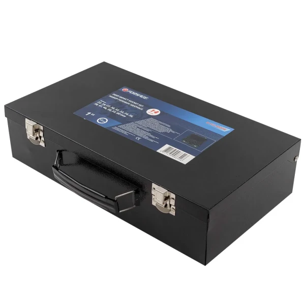 Набор головок ударных глубоких 1''14пр. (12гр.) (22,24,27,30,32,33,34,36,38,41,46,50,55,60мм)