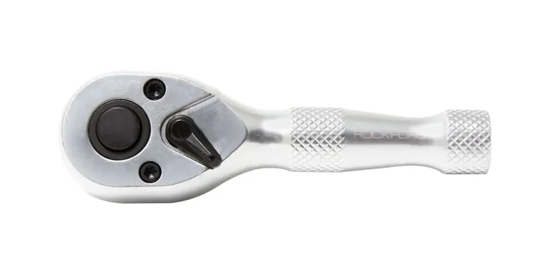 Трещотка реверсивная короткая с накаткой 3/8''(L-105мм 72зуб)