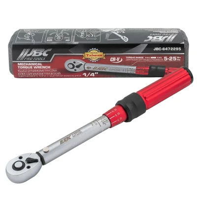 Ключ динамометрический щелчкового типа с быстрой фиксацией 5-25Нм, 1/4''