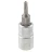 Головка-бита TORX T10H c отверстием, 1/4''