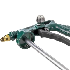 Пневмопистолет для гравитекса с распылителем + гибкий шланг 600мм(внутр. Øсопла 5мм,рабоч.давление 2-8бар,max давление 10бар,350 л/мин, штуцер 1/4'')
