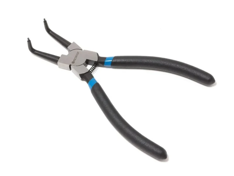 Съемник стопорных колец гнутый на сжим (90°,L-200мм), в блистере