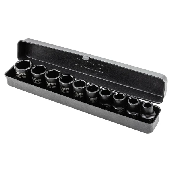 Набор головок ударных 10пр. 1/2''(6-гран) (10,12,13,14,16,17,19,21,22,24,мм), в металл. кейсе