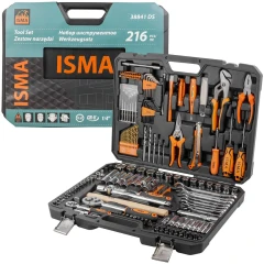 Набор инструментов 216пр. 1/4'', 3/8'', 1/2''(6гр.)