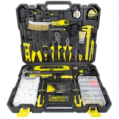 Набор инструментов 1001пр 1/4''6гр (4-14мм)(шарнирно-губцевый, отвертки,биты,расходник,рулетка)