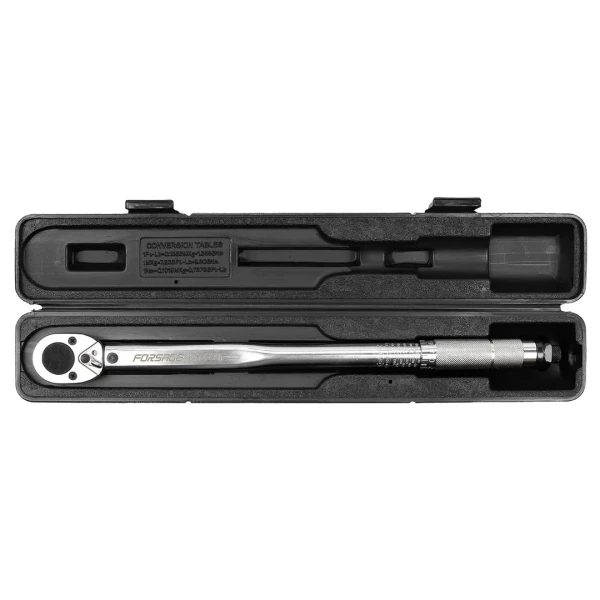 Ключ динамометрический щелчкового типа 40-210Нм, 1/2''(Тайвань),в пластиковом футляре