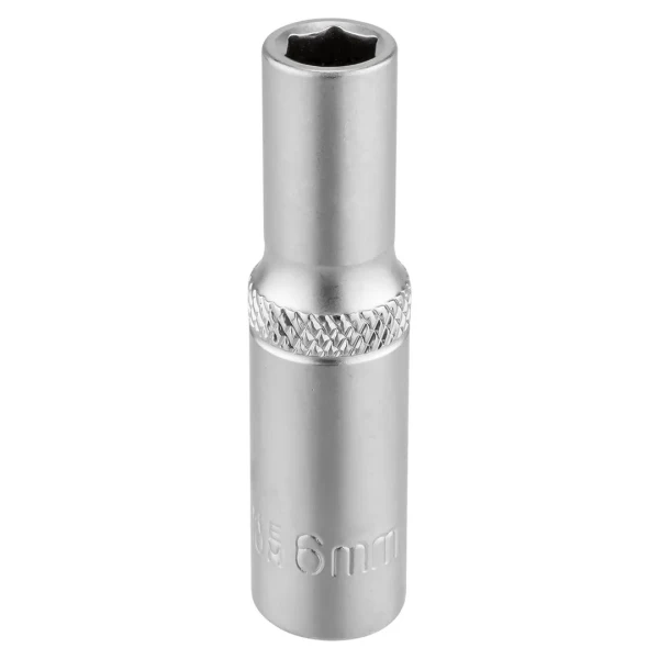 Головка глубокая 6мм (6гр.), 1/4''